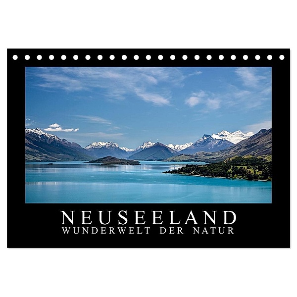 Neuseeland - Wunderwelt der Natur (Tischkalender 2024 DIN A5 quer), CALVENDO Monatskalender, Christian Müringer