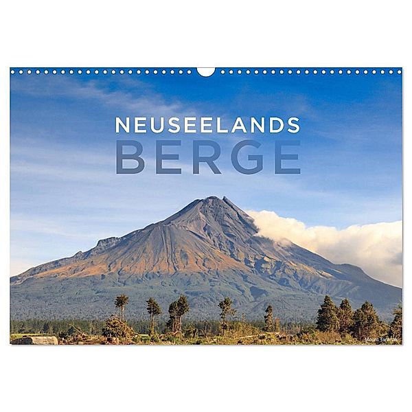 Neuseelands Berge (Wandkalender 2024 DIN A3 quer), CALVENDO Monatskalender, frasy Photography