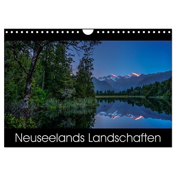 Neuseelands Landschaften (Wandkalender 2024 DIN A4 quer), CALVENDO Monatskalender, René Ehrhardt Photography