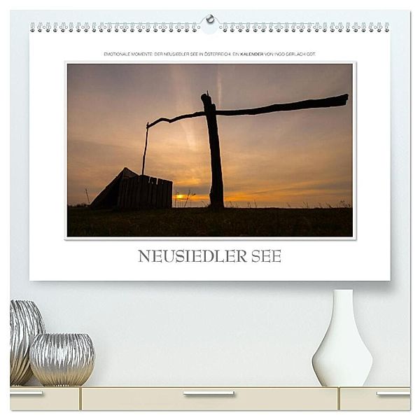 Neusiedler See / CH-Version (hochwertiger Premium Wandkalender 2024 DIN A2 quer), Kunstdruck in Hochglanz, Ingo Gerlach GDT