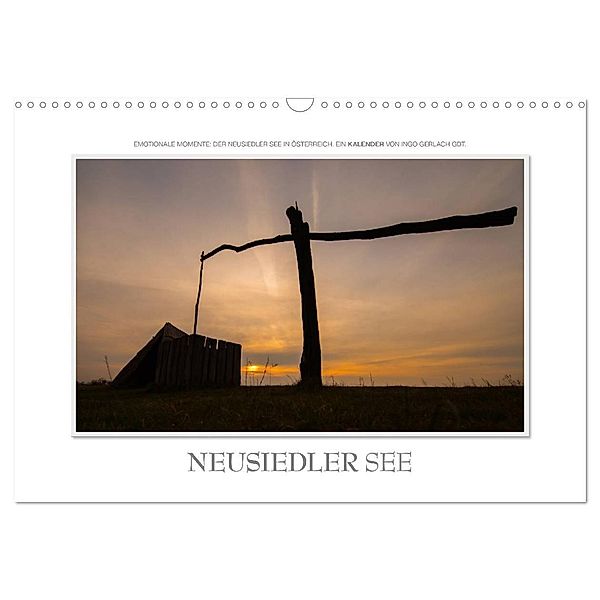 Neusiedler See / CH-Version (Wandkalender 2024 DIN A3 quer), CALVENDO Monatskalender, Ingo Gerlach GDT