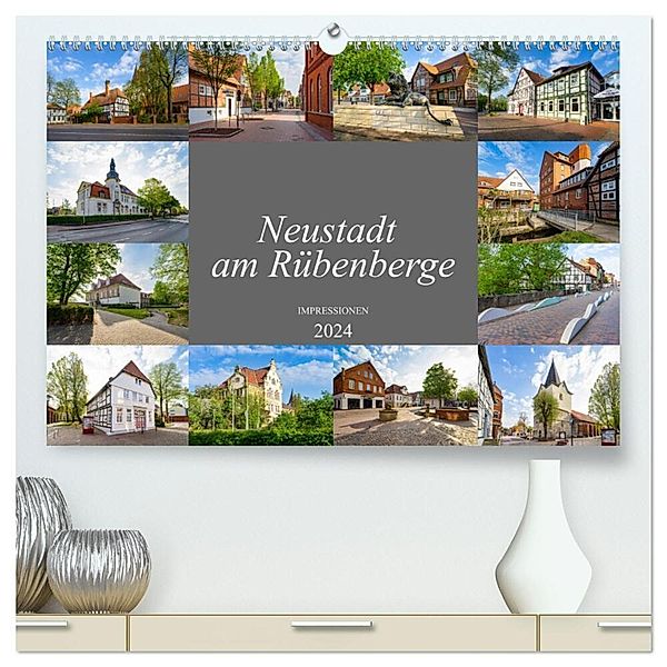 Neustadt am Rübenberge Impressionen (hochwertiger Premium Wandkalender 2024 DIN A2 quer), Kunstdruck in Hochglanz, Dirk Meutzner