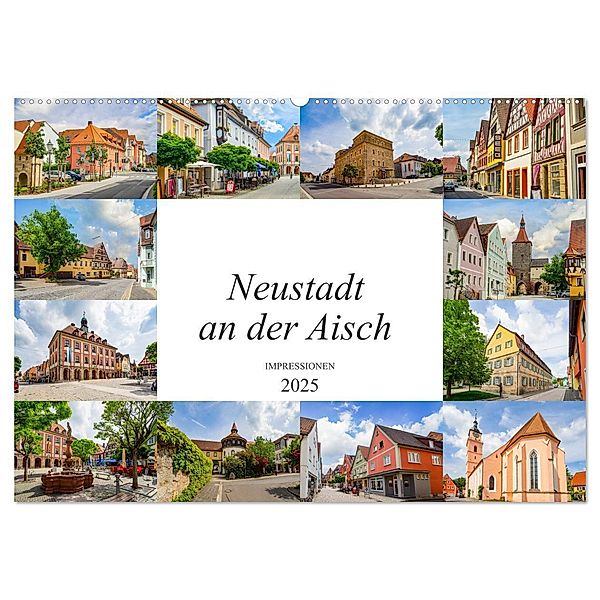 Neustadt an der Aisch Impressionen (Wandkalender 2025 DIN A2 quer), CALVENDO Monatskalender, Calvendo, Dirk Meutzner