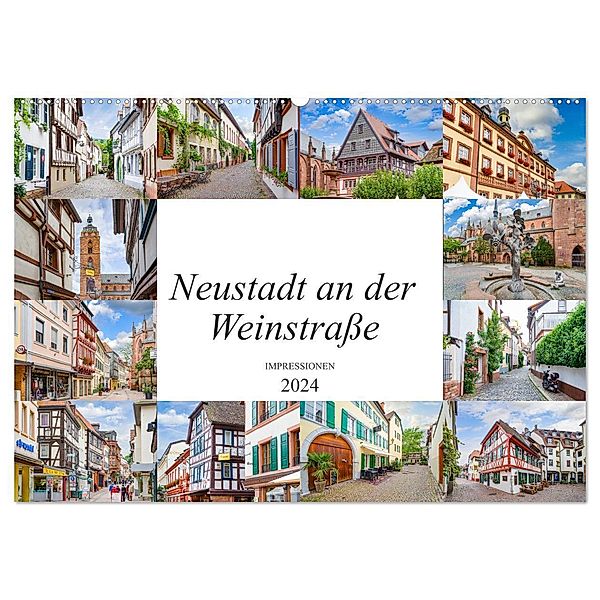 Neustadt an der Weinstraße Impressionen (Wandkalender 2024 DIN A2 quer), CALVENDO Monatskalender, Dirk Meutzner