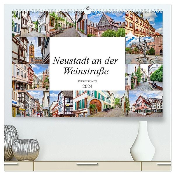 Neustadt an der Weinstraße Impressionen (hochwertiger Premium Wandkalender 2024 DIN A2 quer), Kunstdruck in Hochglanz, Dirk Meutzner