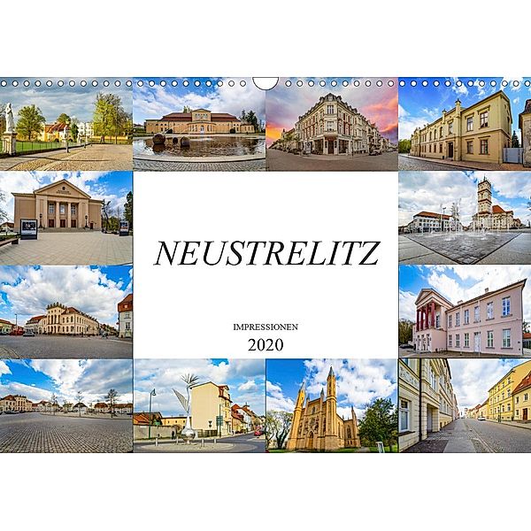 Neustrelitz Impressionen (Wandkalender 2020 DIN A3 quer), Dirk Meutzner