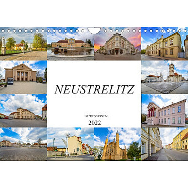 Neustrelitz Impressionen (Wandkalender 2022 DIN A4 quer), Dirk Meutzner