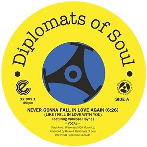 Never Gonna Fall In Love Again (Vinyl), Diplomats Of Soul