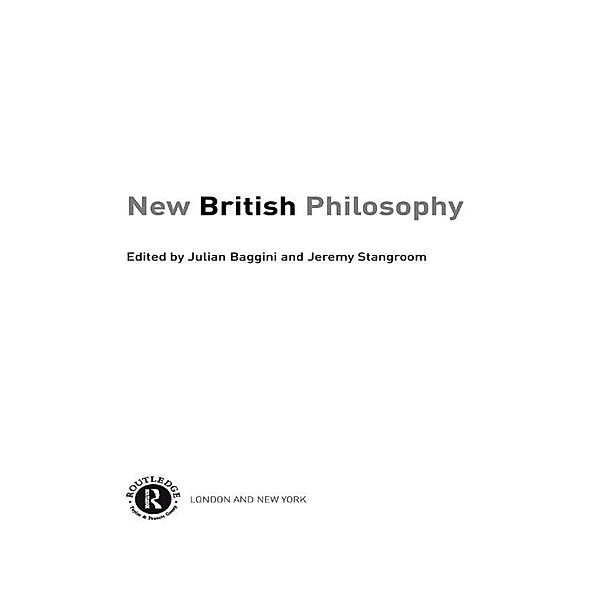 New British Philosophy