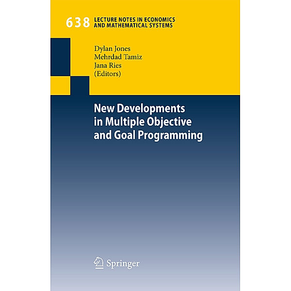 New Developments in Multiple Objective and Goal Programming