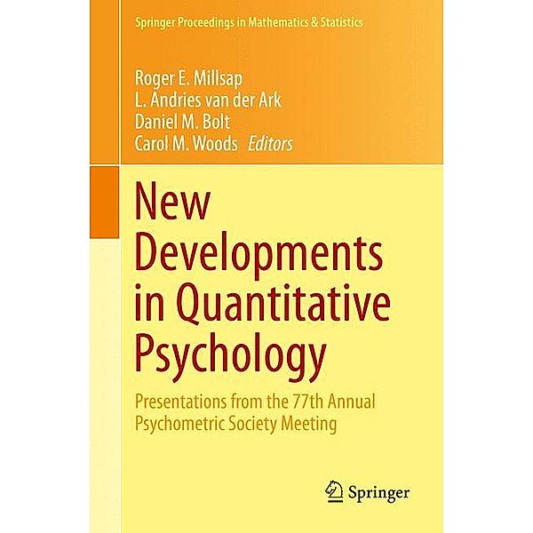 New Developments in Quantitative Psychology