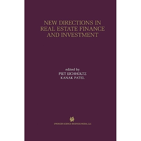New Directions in Real Estate Finance and Investment