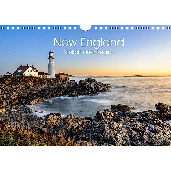 New England - Vielfalt einer Region (Wandkalender 2023 DIN A4 quer), Lukas Proszowski
