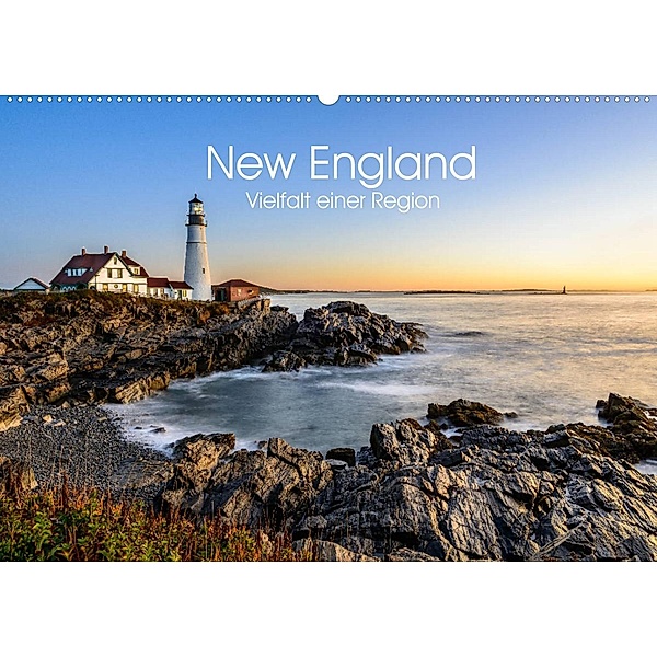 New England - Vielfalt einer Region (Wandkalender 2023 DIN A2 quer), Lukas Proszowski