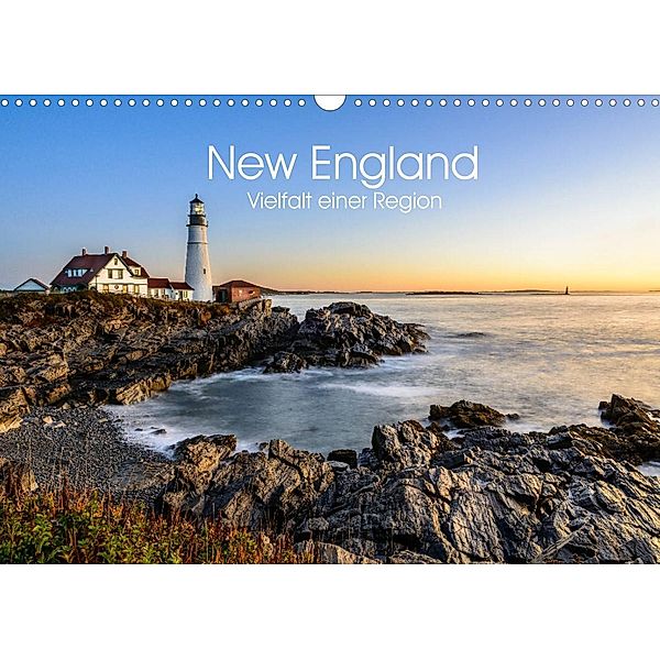 New England - Vielfalt einer Region (Wandkalender 2023 DIN A3 quer), Lukas Proszowski