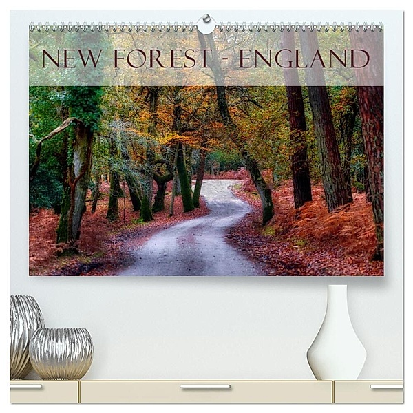New Forest - England (hochwertiger Premium Wandkalender 2024 DIN A2 quer), Kunstdruck in Hochglanz, Joana Kruse
