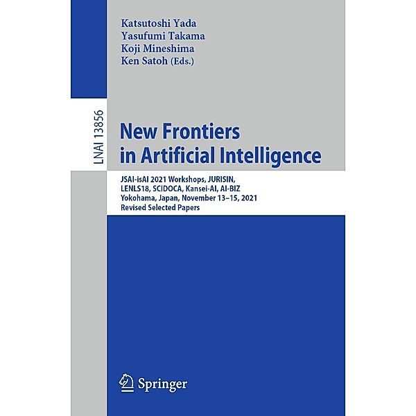 New Frontiers in Artificial Intelligence / Lecture Notes in Computer Science Bd.13856