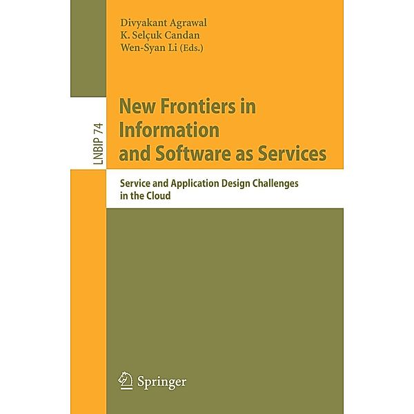 New Frontiers in Information and Software as Services
