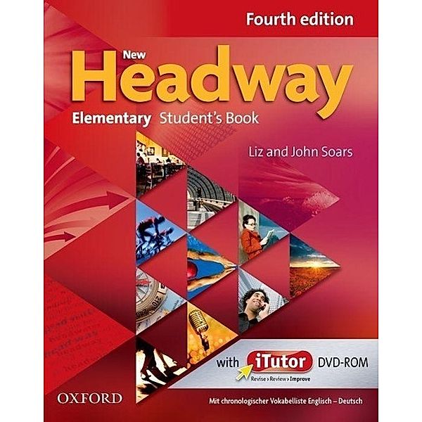 New Headway, Elementary, Fourth edition: Student's Book, w. Wordlist + DVD-ROM, John Soars, Liz Soars