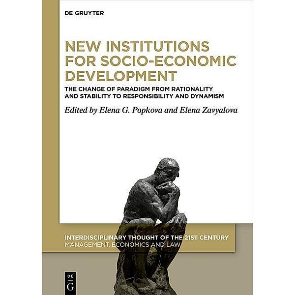 New Institutions for Socio-Economic Development
