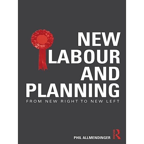 New Labour and Planning, Phil Allmendinger