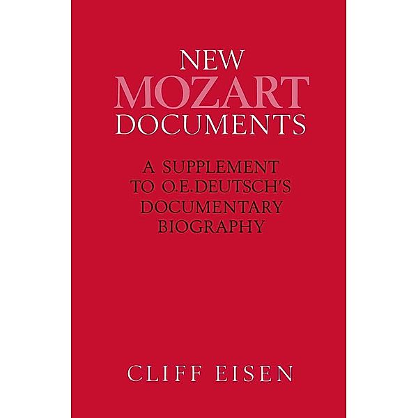 New Mozart Documents, Cliff Eisen