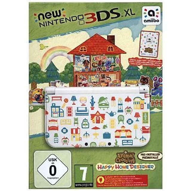 New Nintendo 3DS XL Konsole + Animal Crossing Happy Home Designer, Konsole  + Nintendo 3DS-Spiel | Weltbild.de