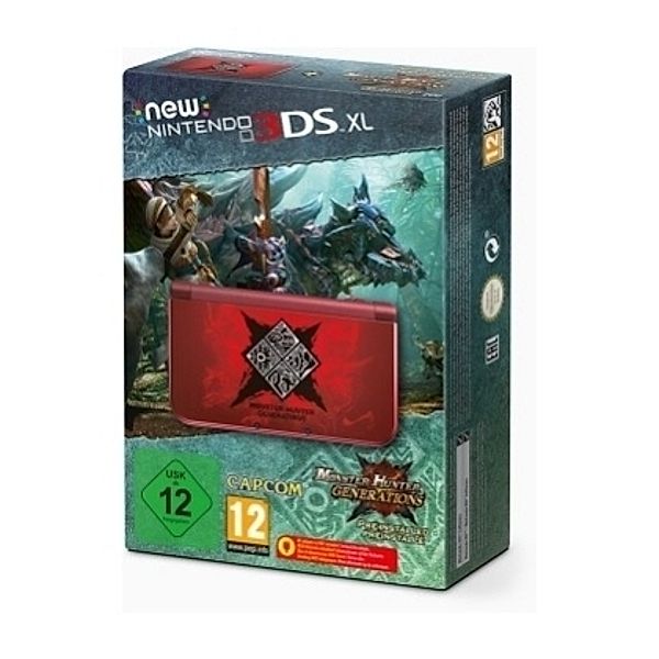 New Nintendo 3DS XL Monster Hunter Generations Edition, Konsole