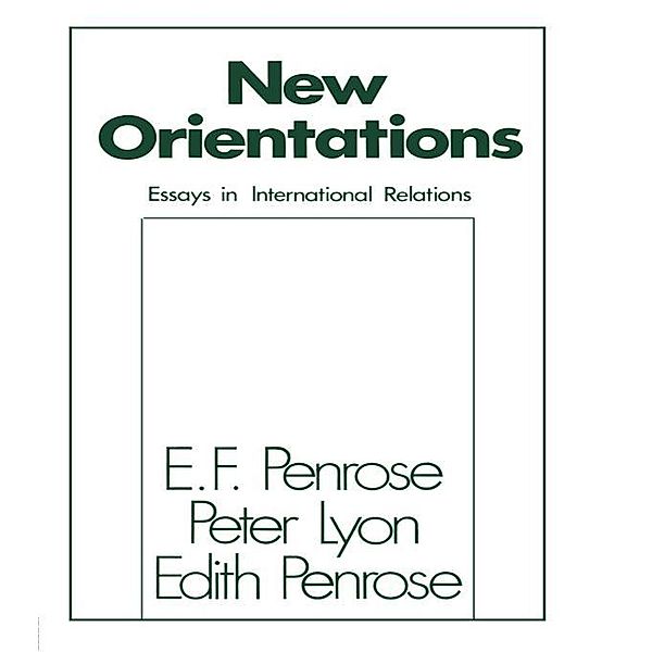 New Orientations, Edith Tilton Penrose