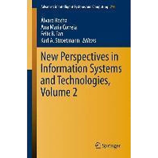 New Perspectives in Information Systems and Technologies, Volume 2 / Advances in Intelligent Systems and Computing Bd.276