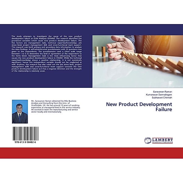 New Product Development Failure, Saravanan Raman, Kumareson Darmalingam, Subhaseni Chinniah