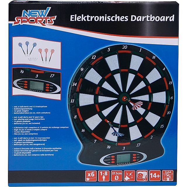 New Sports Elektronisches Dartboard, 18 Spiele | Weltbild.ch