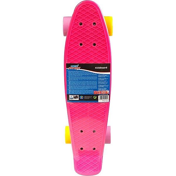 New Sports Kickboard pink, gelb und lila, ABEC 7