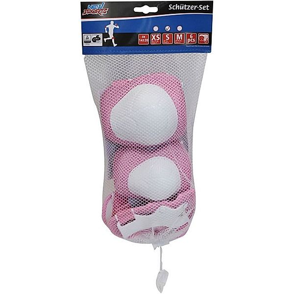 New Sports Schützer-Set pink, Größe S bis 25 kg