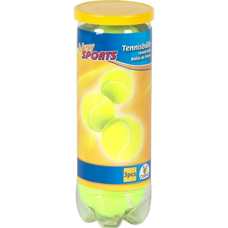 New Sports - Tennisbälle in Vakuum-Dose, 3 Stück