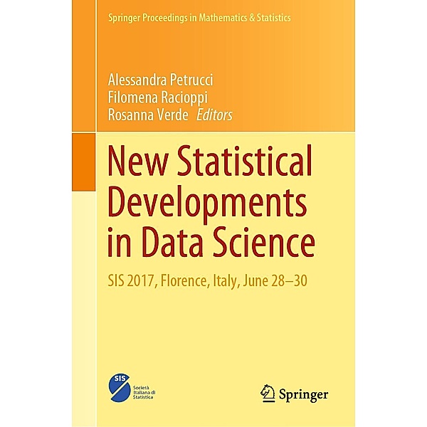 New Statistical Developments in Data Science / Springer Proceedings in Mathematics & Statistics Bd.288