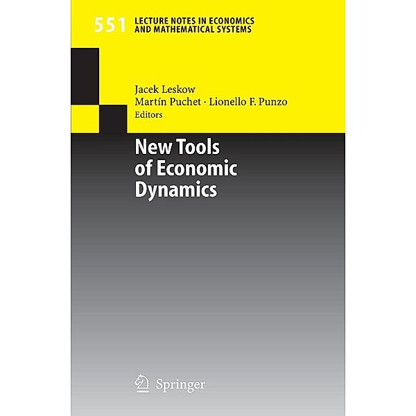 New Tools of Economic Dynamics / Lecture Notes in Economics and Mathematical Systems Bd.551