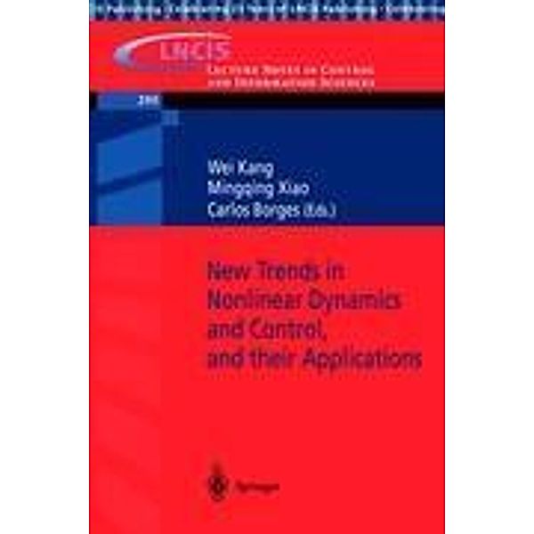 New Trends in Nonlinear Dynamics and Control, and their Applications