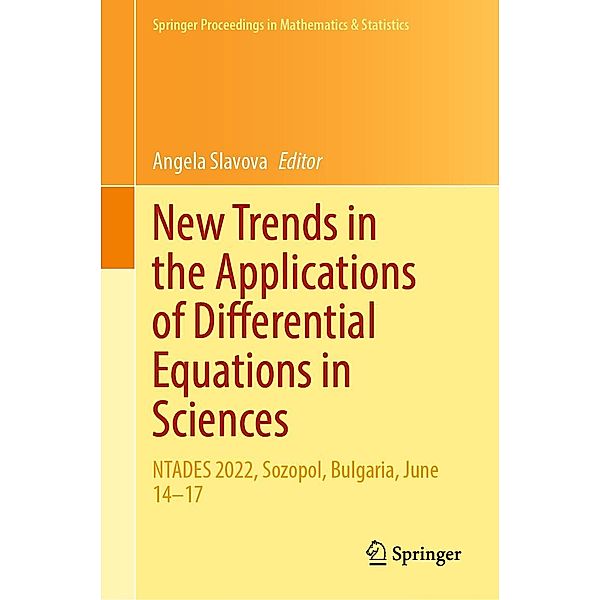 New Trends in the Applications of Differential Equations in Sciences / Springer Proceedings in Mathematics & Statistics Bd.412