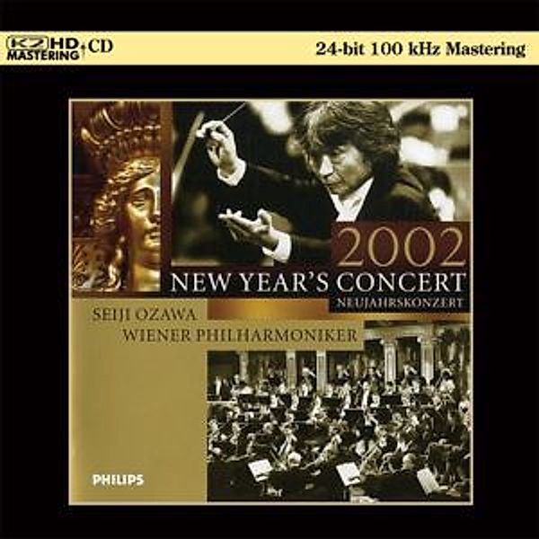 New Year'S Concert 2002-24 Bit-100 Khz Mast.K 2hd, Wiener Philharmoniker, Seiji Ozawa