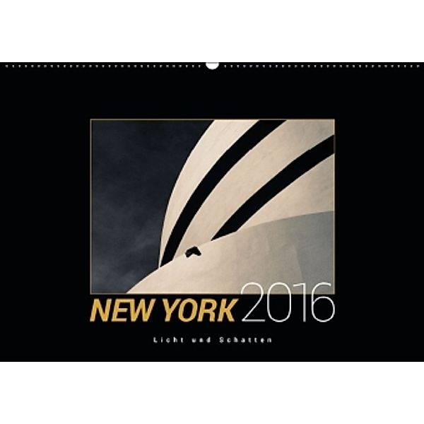 New York 2016, Licht und Schatten (Wandkalender 2016 DIN A2 quer), Harald Rautenberg