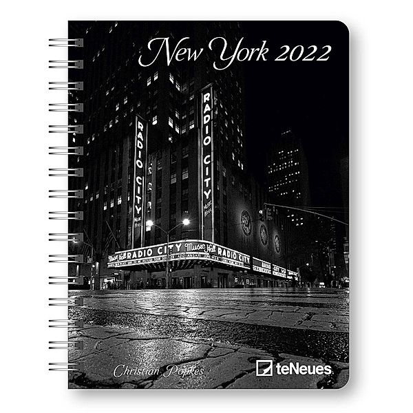 New York 2022 - Diary - Buchkalender - Taschenkalender - 16,5x21,6