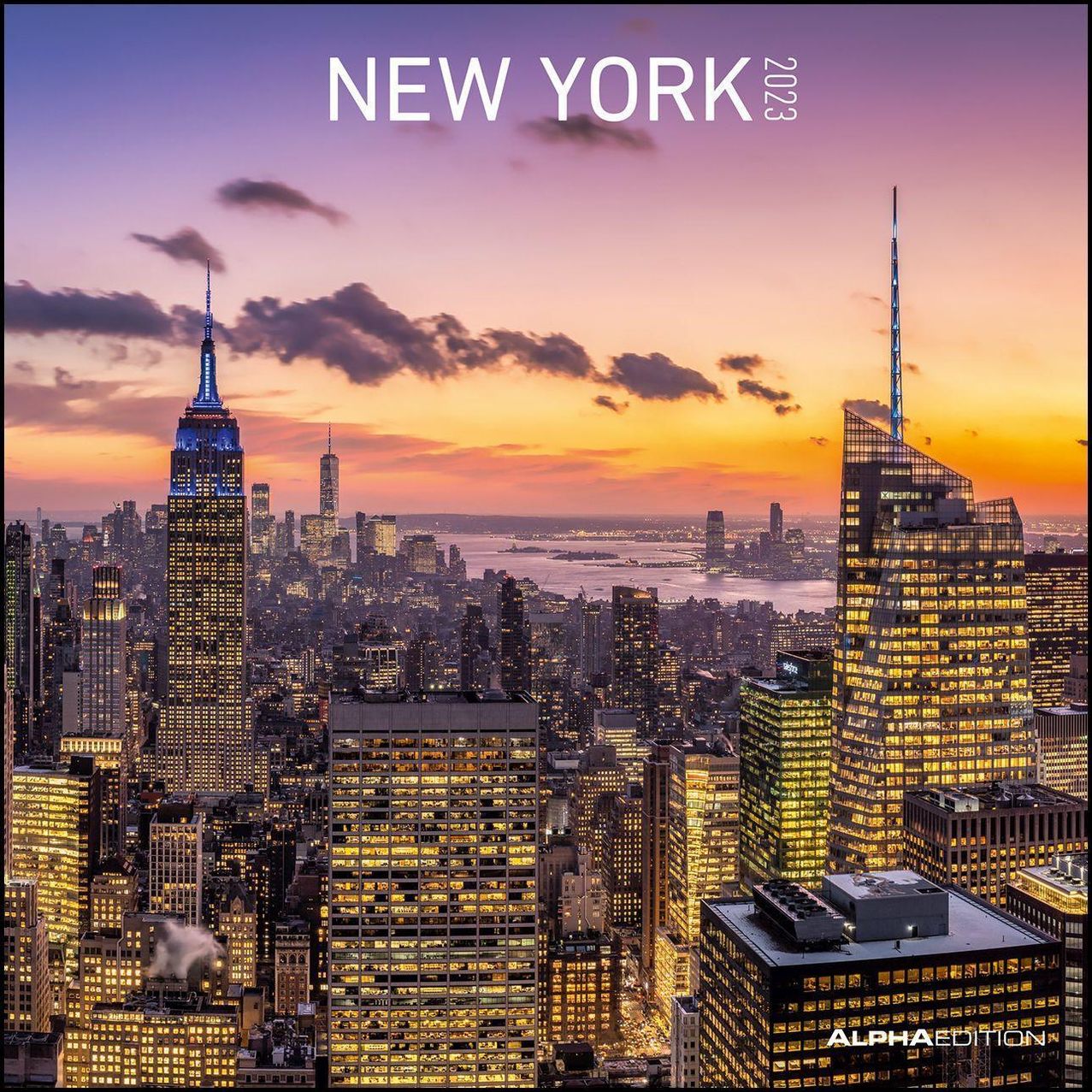New York 2023 - Broschürenkalender 30x30 cm 30x60 geöffnet - Kalender mit  Platz für Notizen - Bildkalender - Wandplane - Kalender bestellen