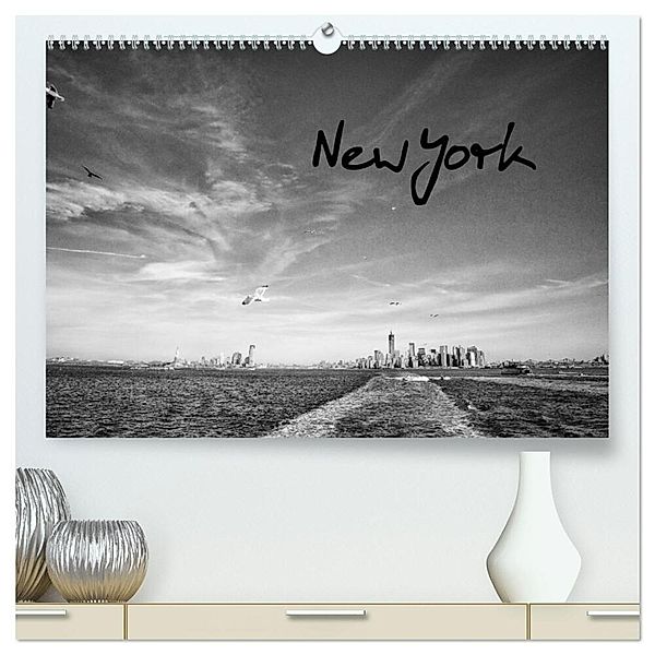New York 2024 (hochwertiger Premium Wandkalender 2024 DIN A2 quer), Kunstdruck in Hochglanz, Ralf Pfeiffer