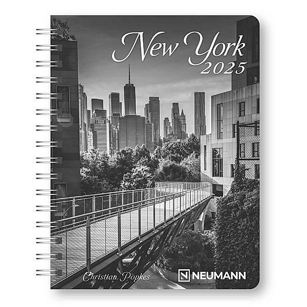 New York 2025 - Diary - Buchkalender - Taschenkalender - 16,5x21,6