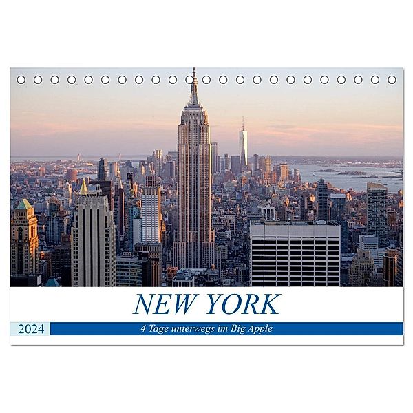 New York - 4 Tage unterwegs im Big Apple (Tischkalender 2024 DIN A5 quer), CALVENDO Monatskalender, Markus Dorn