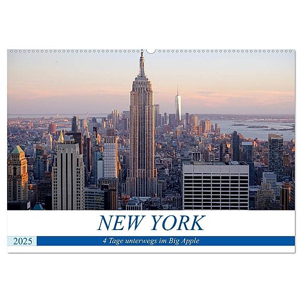 New York - 4 Tage unterwegs im Big Apple (Wandkalender 2025 DIN A2 quer), CALVENDO Monatskalender, Calvendo, Markus Dorn