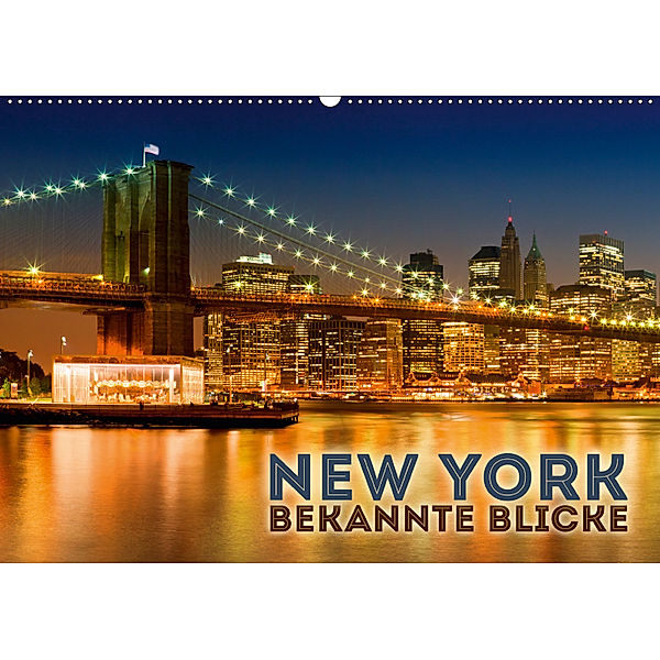 NEW YORK Bekannte Blicke (Wandkalender 2019 DIN A2 quer), Melanie Viola