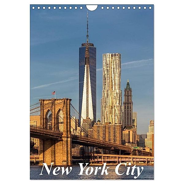 New York City / CH-Version (Wandkalender 2024 DIN A4 hoch), CALVENDO Monatskalender, Thomas Klinder