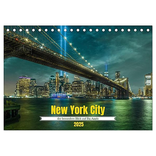 New York City - der besondere Blick auf Big Apple (Tischkalender 2025 DIN A5 quer), CALVENDO Monatskalender, Calvendo, Charles Schrader